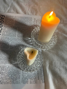 "HEARTS ALIGHT" Candles