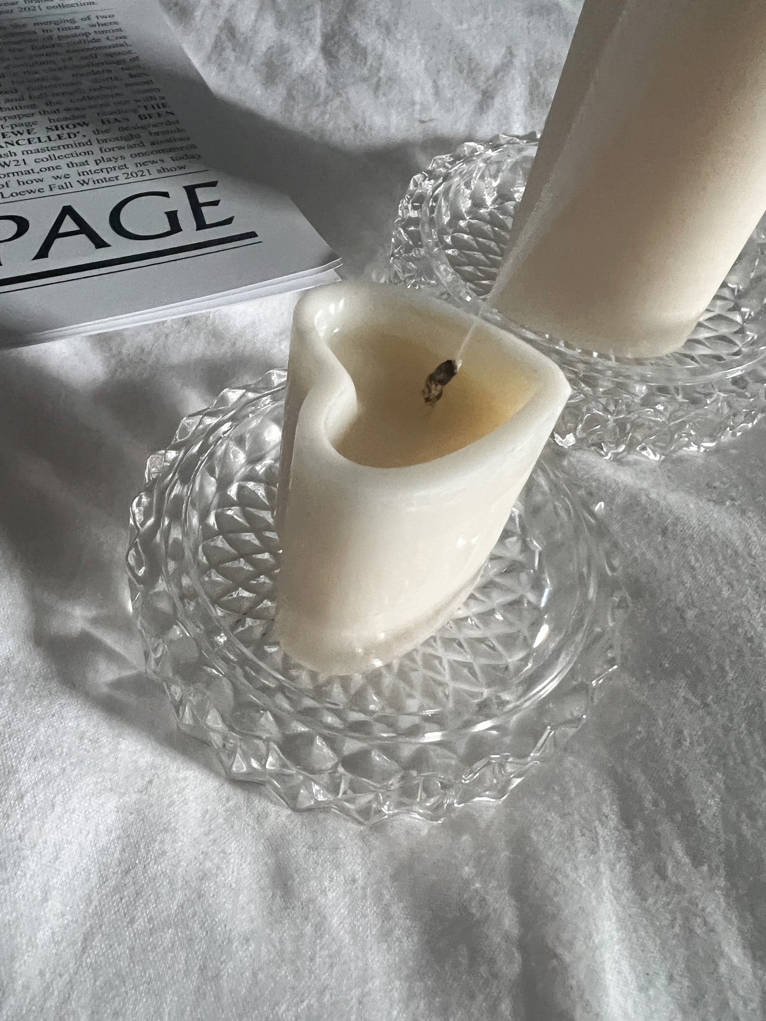 "HEARTS ALIGHT" Candles